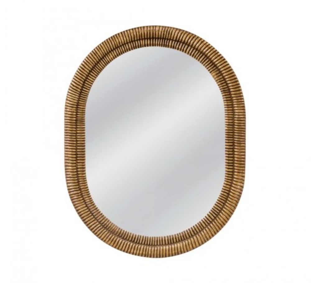 Picture of SANTEE MODERN WOOD WALL MIRROR