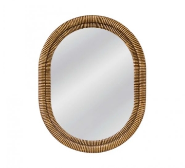 Picture of SANTEE MODERN WOOD WALL MIRROR