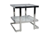 Picture of HADFIELD MARBLE & SILVER END TABLE
