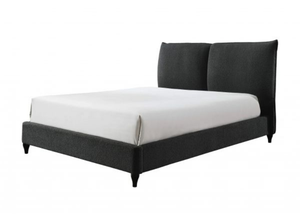 Picture of JENN KING CHARCOAL BLACK UPHOLSTERED BED