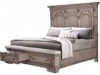 Picture of TAUPE WEATHERED KING STORAGE BED