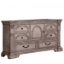 Picture of TAUPE WEATHERED SEVEN DRAWER DRESSER