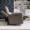 Picture of CAMDEN LIGHT GRAY POWER LEATHER SOFA