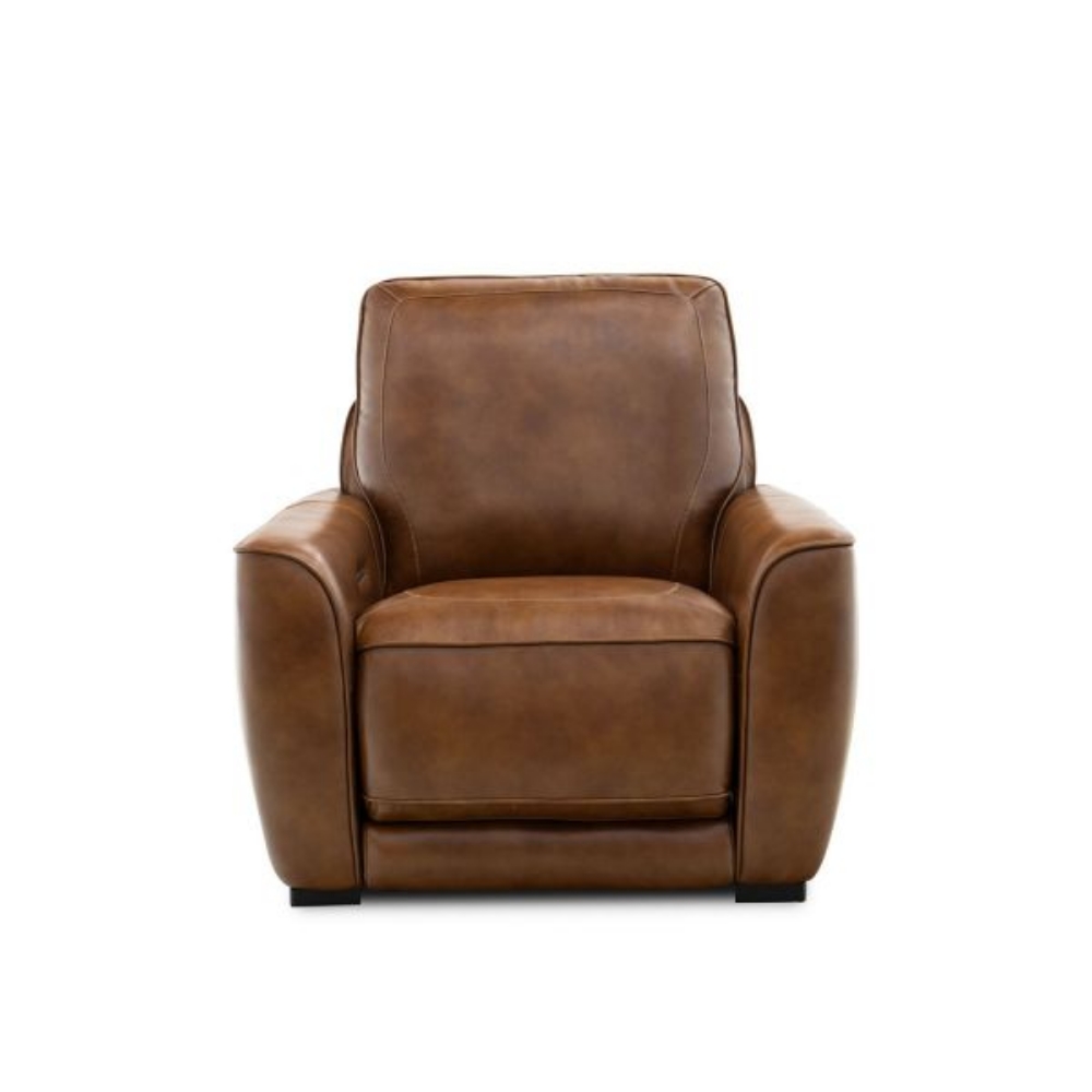 Picture of BLAKE HONEY LEATHER RECLINER