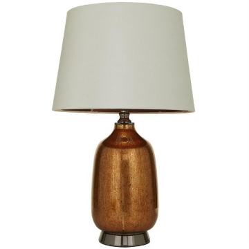 Picture of GLASS COPPER TABLE LAMP