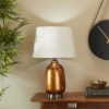 Picture of GLASS COPPER TABLE LAMP